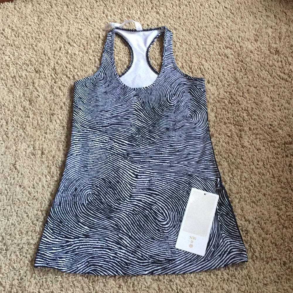 Lululemon Sz 6 CRB Tank Seawheeze NWT